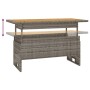 Set de muebles de jardín 3 pzas y cojines ratán sintético gris de vidaXL, Conjuntos de jardín - Ref: Foro24-362178, Precio: 6...