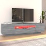 Mueble de TV con luces LED gris Sonoma 160x35x40 cm en Muebles TV | Comprar online en Foru.es