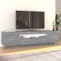 Mueble de TV con luces LED gris Sonoma 160x35x40 cm en Muebles TV | Comprar online en Foru.es