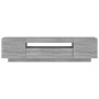 Mueble de TV con luces LED gris Sonoma 160x35x40 cm en Muebles TV | Comprar online en Foru.es