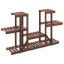 Soporte para flores madera maciza de abeto 110x25x73 cm de vidaXL, Soportes para macetas - Ref: Foro24-362853, Precio: 45,38 ...