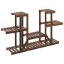 Soporte para flores madera maciza de abeto 110x25x73 cm de vidaXL, Soportes para macetas - Ref: Foro24-362853, Precio: 46,97 ...