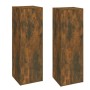 Muebles para TV 2 uds madera roble ahumado 30,5x30x90 cm en Muebles TV | Comprar online en Foru.es