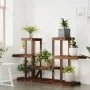Soporte para flores madera maciza de abeto 110x25x73 cm de vidaXL, Soportes para macetas - Ref: Foro24-362853, Precio: 46,97 ...