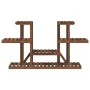 Soporte para flores madera maciza de abeto 110x25x73 cm de vidaXL, Soportes para macetas - Ref: Foro24-362853, Precio: 46,97 ...