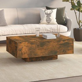 Mesa de centro madera contrachapada roble ahumado 85x55x31 cm en Mesas de centro | Comprar online en Foru.es