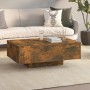 Mesa de centro madera contrachapada roble ahumado 85x55x31 cm en Mesas de centro | Comprar online en Foru.es