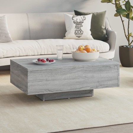 Mesa de centro madera de ingeniería gris Sonoma 85x55x31 cm en Mesas de centro | Comprar online en Foru.es