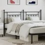 Schwarzes Metallkopfteil 180 cm von vidaXL, Kopf- und Fußteile - Ref: Foro24-353573, Preis: 51,79 €, Rabatt: %