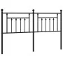 Schwarzes Metallkopfteil 180 cm von vidaXL, Kopf- und Fußteile - Ref: Foro24-353573, Preis: 51,79 €, Rabatt: %