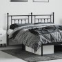 Cabecero de metal negro 180 cm de vidaXL, Cabeceros y pies de cama - Ref: Foro24-353573, Precio: 52,45 €, Descuento: %