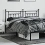 Schwarzes Metallkopfteil 180 cm von vidaXL, Kopf- und Fußteile - Ref: Foro24-353573, Preis: 51,79 €, Rabatt: %