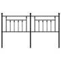 Schwarzes Metallkopfteil 180 cm von vidaXL, Kopf- und Fußteile - Ref: Foro24-353573, Preis: 51,79 €, Rabatt: %