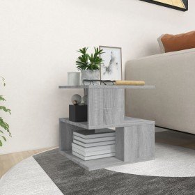 Mesa auxiliar de madera contrachapada gris Sonoma 40x40x40 cm en Mesas auxiliares | Comprar online en Foru.es