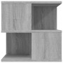 Mesa auxiliar de madera contrachapada gris Sonoma 40x40x40 cm en Mesas auxiliares | Comprar online en Foru.es