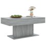 Mesa de centro madera de ingeniería gris Sonoma 96x50x45 cm en Mesas de centro | Comprar online en Foru.es