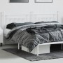 Cabecero de metal blanco 200 cm de vidaXL, Cabeceros y pies de cama - Ref: Foro24-353624, Precio: 44,89 €, Descuento: %