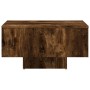 Mesa de centro madera de ingeniería roble ahumado 60x60x31,5 cm en Mesas de centro | Comprar online en Foru.es