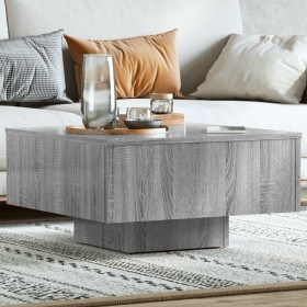 Mesa de centro madera de ingeniería gris Sonoma 60x60x31,5 cm en Mesas de centro | Comprar online en Foru.es