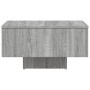 Mesa de centro madera de ingeniería gris Sonoma 60x60x31,5 cm en Mesas de centro | Comprar online en Foru.es