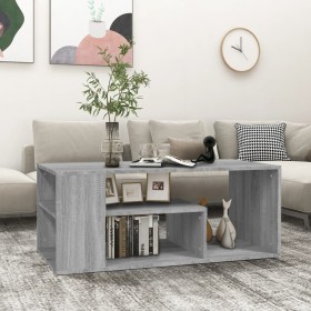 Mesa de centro madera contrachapada gris Sonoma 100x50x40 cm en Mesas de centro | Comprar online en Foru.es