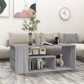 Mesa de centro madera contrachapada gris Sonoma 100x50x40 cm en Mesas de centro | Comprar online en Foru.es
