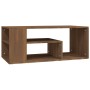 Mesa de centro madera contrachapada roble marrón 100x50x40 cm en Mesas de centro | Comprar online en Foru.es
