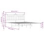 Estructura de cama de metal con cabecero blanco 183x213 cm de vidaXL, Camas y somieres - Ref: Foro24-353591, Precio: 107,62 €...