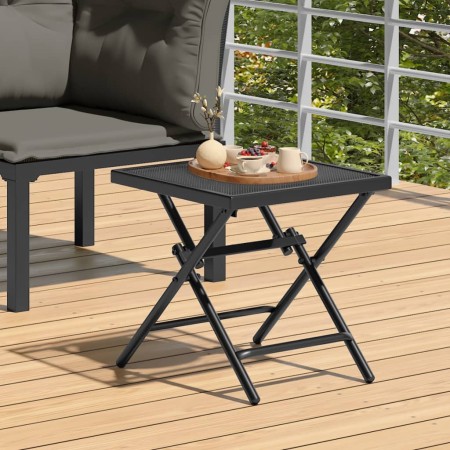 Mesa de jardín plegable malla acero gris antracita 38x38x38 cm de vidaXL, Mesas de jardín - Ref: Foro24-362766, Precio: 44,81...