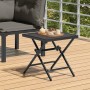 Mesa de jardín plegable malla acero gris antracita 38x38x38 cm de vidaXL, Mesas de jardín - Ref: Foro24-362766, Precio: 44,81...