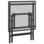 Mesa de jardín plegable malla acero gris antracita 38x38x38 cm de vidaXL, Mesas de jardín - Ref: Foro24-362766, Precio: 44,81...