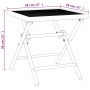 Mesa de jardín plegable malla acero gris antracita 38x38x38 cm de vidaXL, Mesas de jardín - Ref: Foro24-362766, Precio: 44,81...