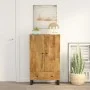 Aparador con cajón hierro y madera maciza mango 60x33x100 cm de vidaXL, Aparadores - Ref: Foro24-352936, Precio: 202,47 €, De...