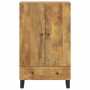 Aparador con cajón hierro y madera maciza mango 60x33x100 cm de vidaXL, Aparadores - Ref: Foro24-352936, Precio: 207,13 €, De...