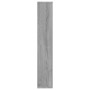 Estantería de pared madera de ingeniería gris Sonoma 36x16x90cm en Estanterías | Comprar online en Foru.es