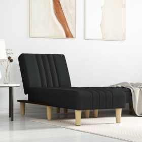Sofá diván de tela negro de vidaXL, Divanes - Ref: Foro24-352824, Precio: 130,86 €, Descuento: %
