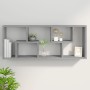 Estantería de pared madera de ingeniería gris Sonoma 36x16x90cm en Estanterías | Comprar online en Foru.es