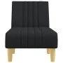 Sofá diván de tela negro de vidaXL, Divanes - Ref: Foro24-352824, Precio: 128,94 €, Descuento: %