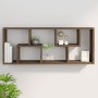Estantería de pared madera ingeniería marrón roble 36x16x90 cm en Estanterías | Comprar online en Foru.es