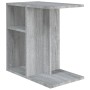 Mesa auxiliar de madera contrachapada gris Sonoma 50x30x50 cm en Mesas auxiliares | Comprar online en Foru.es