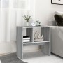 Mesa auxiliar de madera contrachapada gris Sonoma 50x30x50 cm en Mesas auxiliares | Comprar online en Foru.es