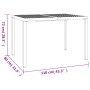 Mesa de jardín de acero gris antracita 110x80x72 cm de vidaXL, Mesas de jardín - Ref: Foro24-362745, Precio: 156,15 €, Descue...