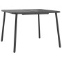 Mesa de jardín de acero gris antracita 100x100x71 cm de vidaXL, Mesas de jardín - Ref: Foro24-362738, Precio: 133,17 €, Descu...