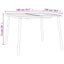 Mesa de jardín de acero gris antracita 100x100x71 cm de vidaXL, Mesas de jardín - Ref: Foro24-362738, Precio: 133,17 €, Descu...