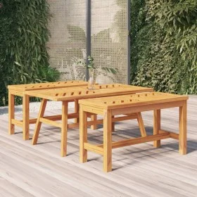 Solid acacia wood coffee table 100x50x45 cm by vidaXL, Garden tables - Ref: Foro24-362233, Price: 82,27 €, Discount: %