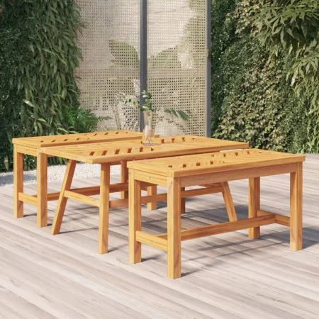 Mesa de centro madera maciza acacia 100x50x45 cm de vidaXL, Mesas de jardín - Ref: Foro24-362233, Precio: 82,27 €, Descuento: %