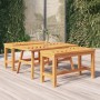 Mesa de centro madera maciza acacia 100x50x45 cm de vidaXL, Mesas de jardín - Ref: Foro24-362233, Precio: 83,79 €, Descuento: %