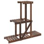 Soporte para flores de madera maciza abeto 81x25x75,5 cm de vidaXL, Soportes para macetas - Ref: Foro24-362871, Precio: 34,24...
