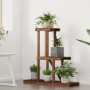 Soporte para flores de madera maciza abeto 81x25x75,5 cm de vidaXL, Soportes para macetas - Ref: Foro24-362871, Precio: 34,24...