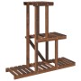 Soporte para flores de madera maciza abeto 81x25x75,5 cm de vidaXL, Soportes para macetas - Ref: Foro24-362871, Precio: 34,24...